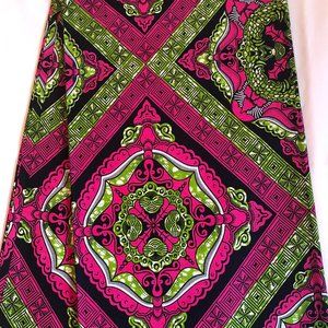 African Wax Cotton Fabric| 2 Yards